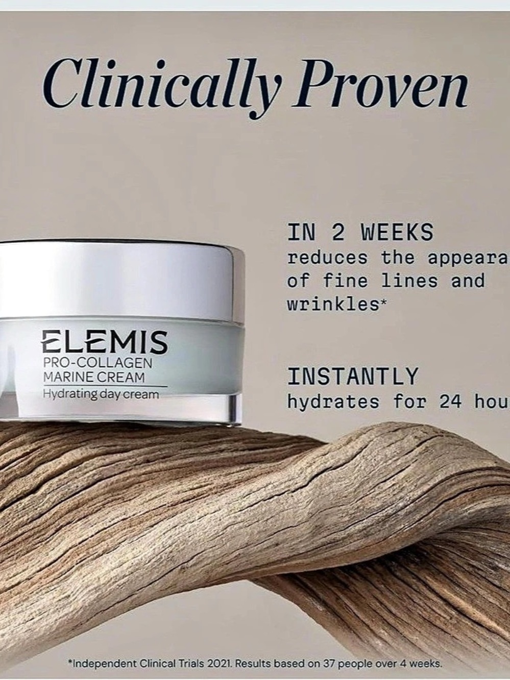 ELEMIS Pro-Collagen Marine Cream Hydrating Day Cream 30 ml NWT - Picture 3 of 4